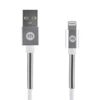 Cable MOBO Twist Lightning Blanco 1m
