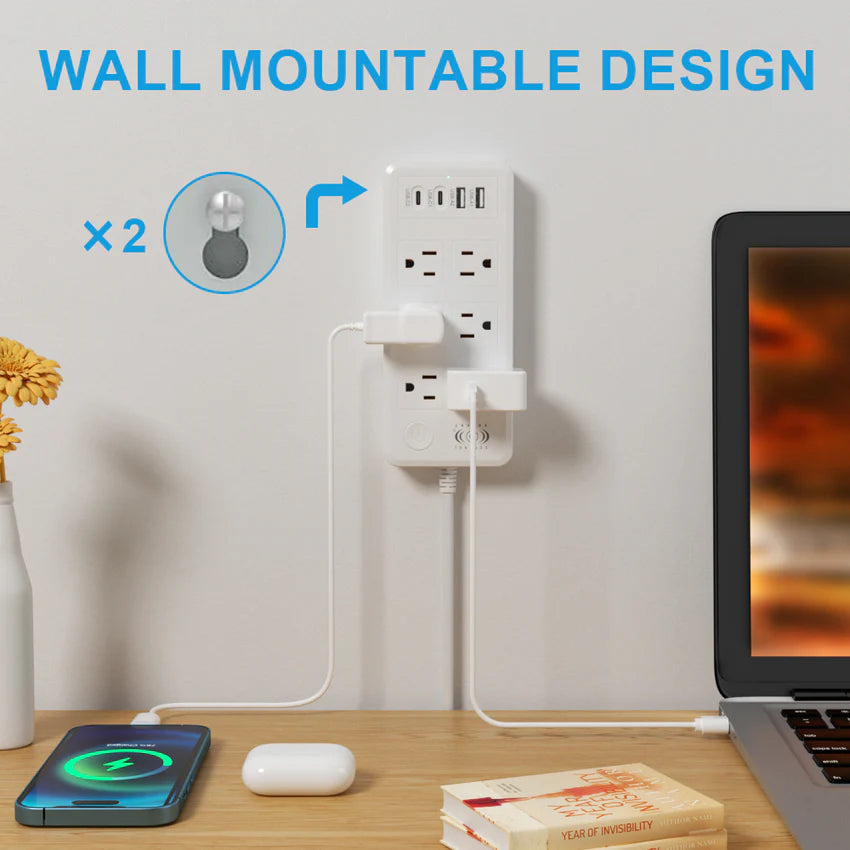 Multicontacto USB y Tipo C Resistente 6 Entradas Control Expert