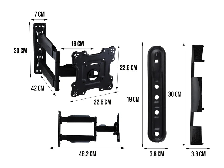 Soporte para Pantalla de Brazo 32"- 60" Control Expert