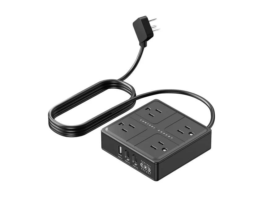 Multicontacto USB y Tipo C Resistente 4 Entradas Control Expert