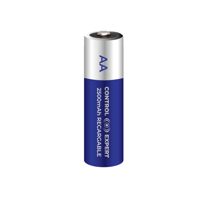 Paquete 4 Baterias Recargables AA 2500mAh Control Expert