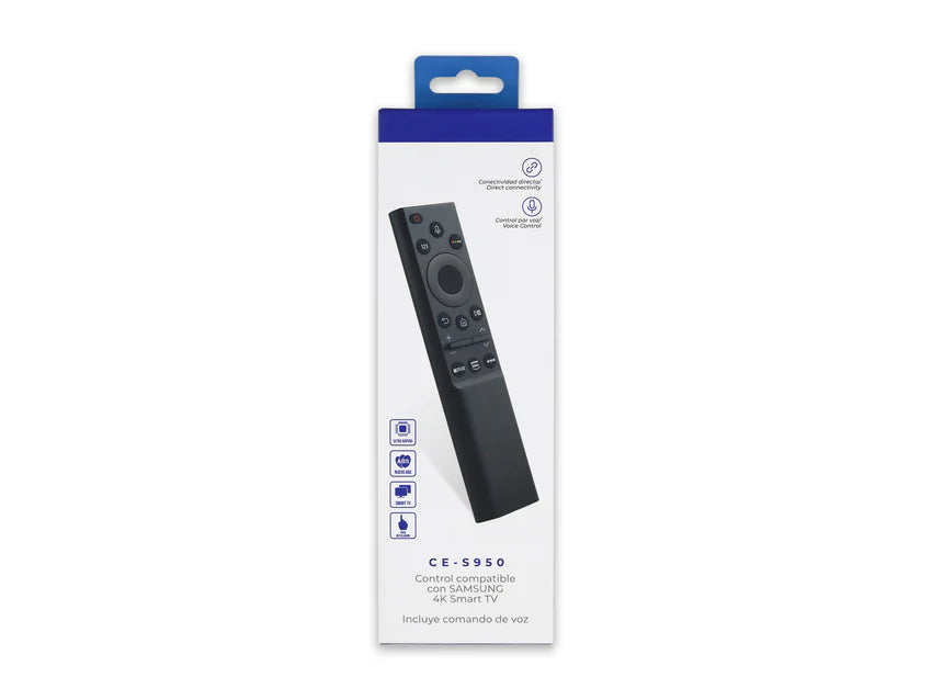 Control Remoto Samsung Smart TV 4K con comando de voz