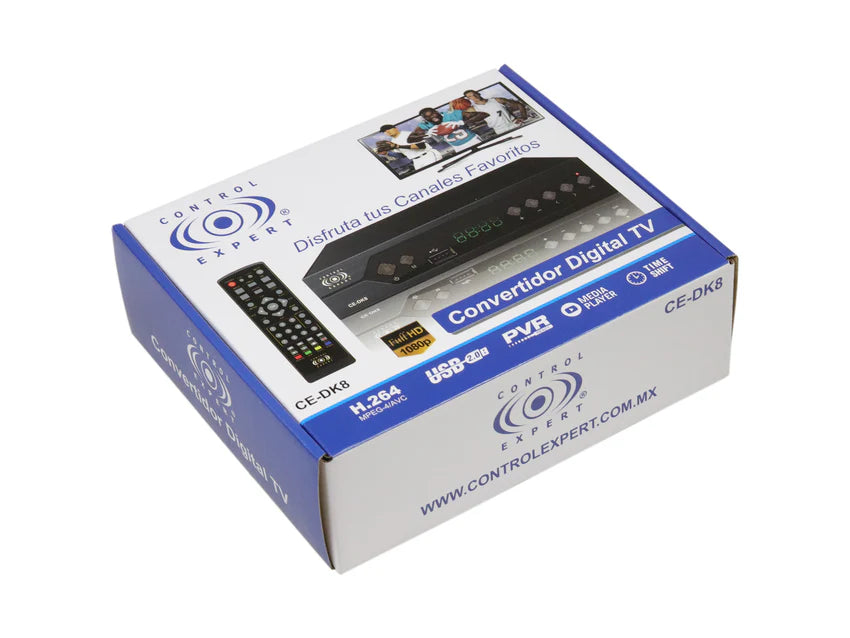 Decodificador Convertidor Digital TV HDMI 1080p FHD